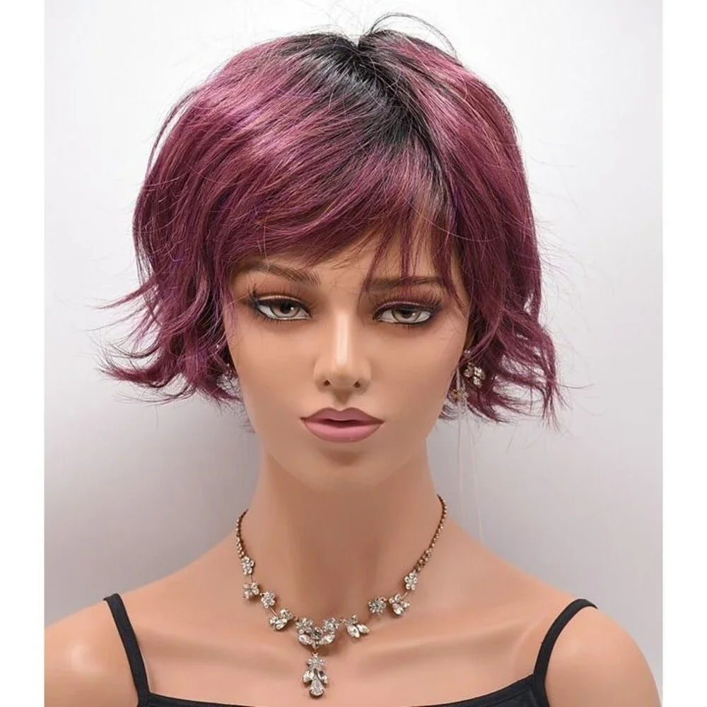 WYATT Wig by RENE OF PARIS, Plumberry Jam-LR (Long Rooted), Basic Cap, NEW